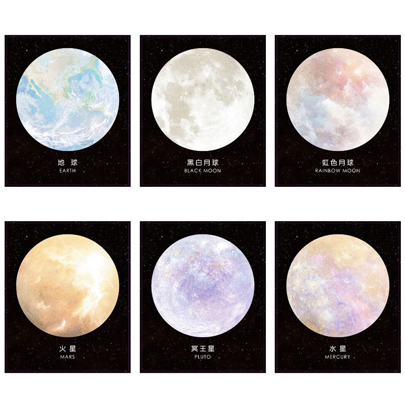 Wholesale Paper Science Fiction Planet Sticky Notes